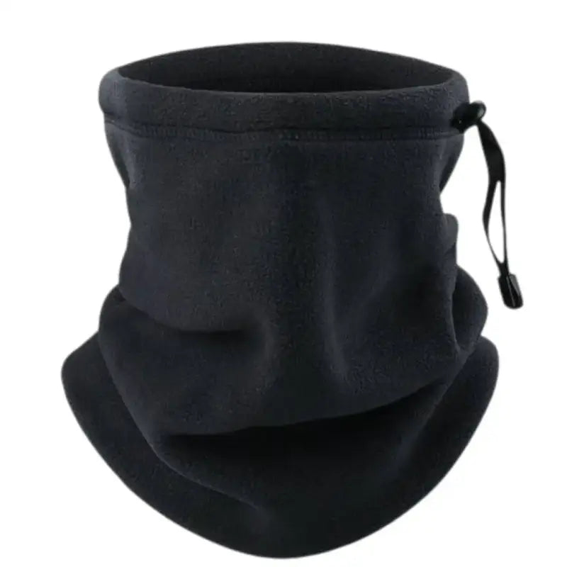 Tour de cou polaire noir militaire