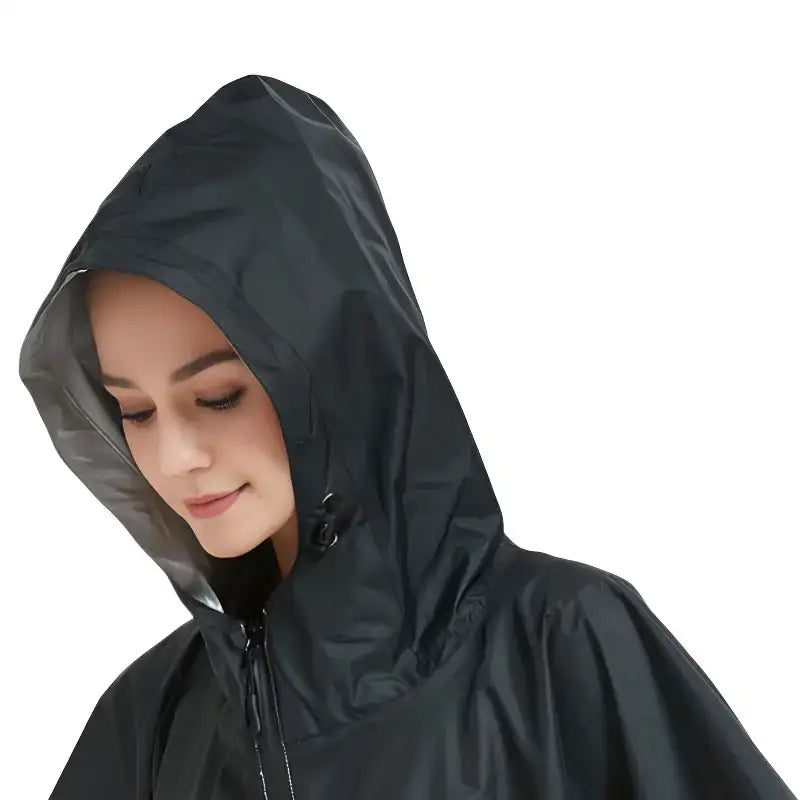 Poncho pluie bicolore imperméable