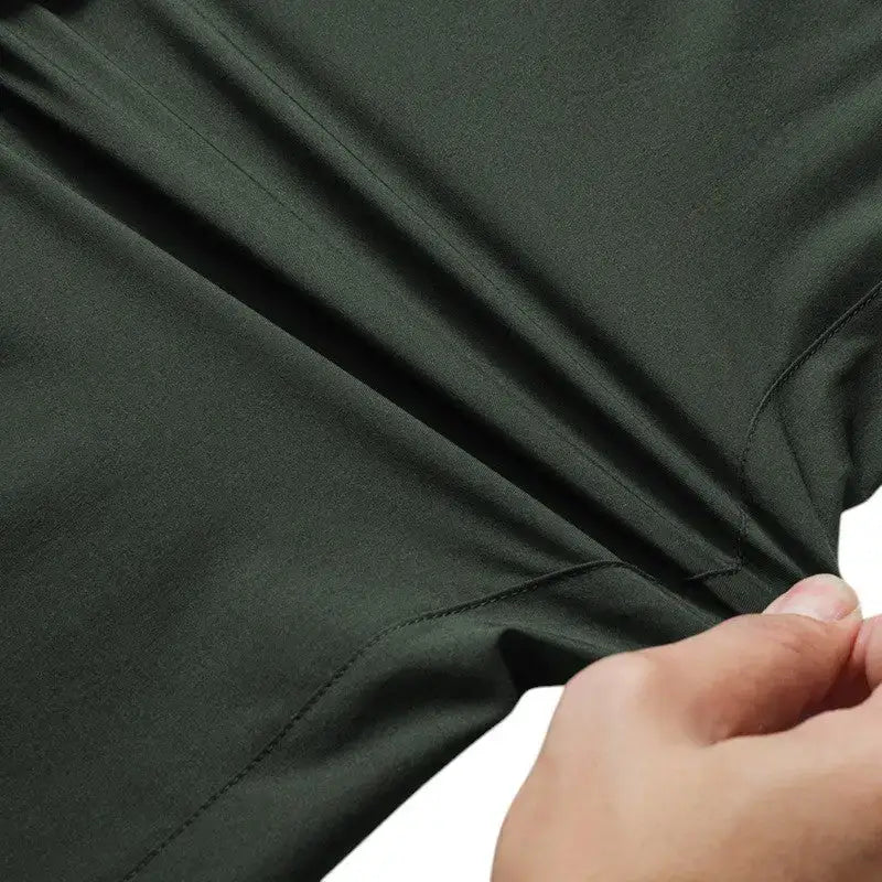 Pantalon trekking vert polyvalent