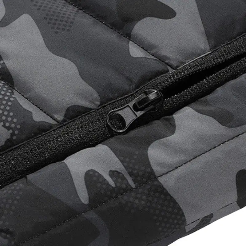 Gilet chauffant camouflage adulte