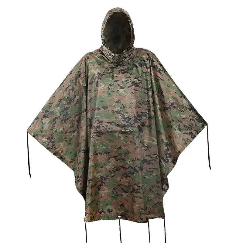 Poncho militaire vert olive