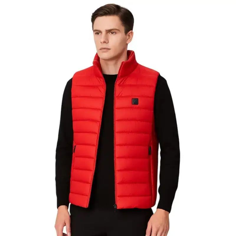 Gilet chauffante homme outdoor randonnée