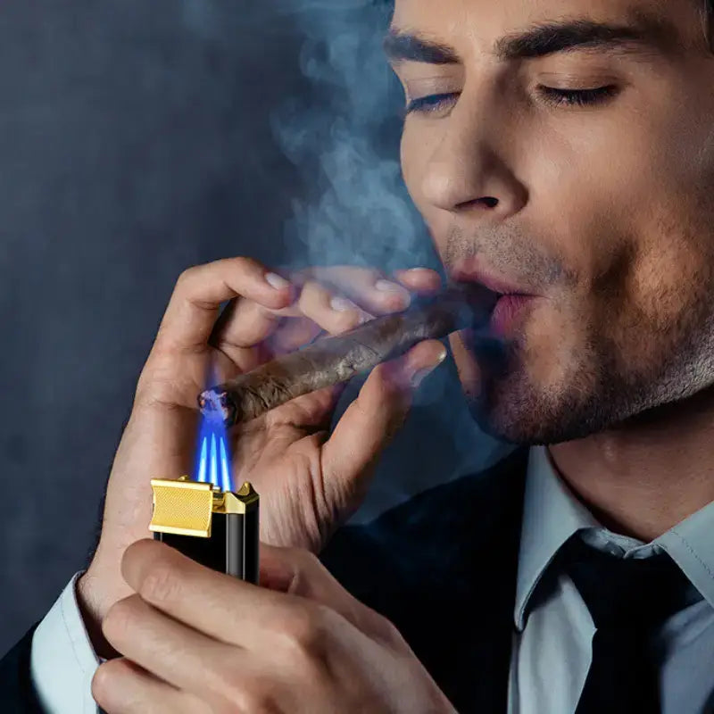 Briquet tempête luxe coffret cigares