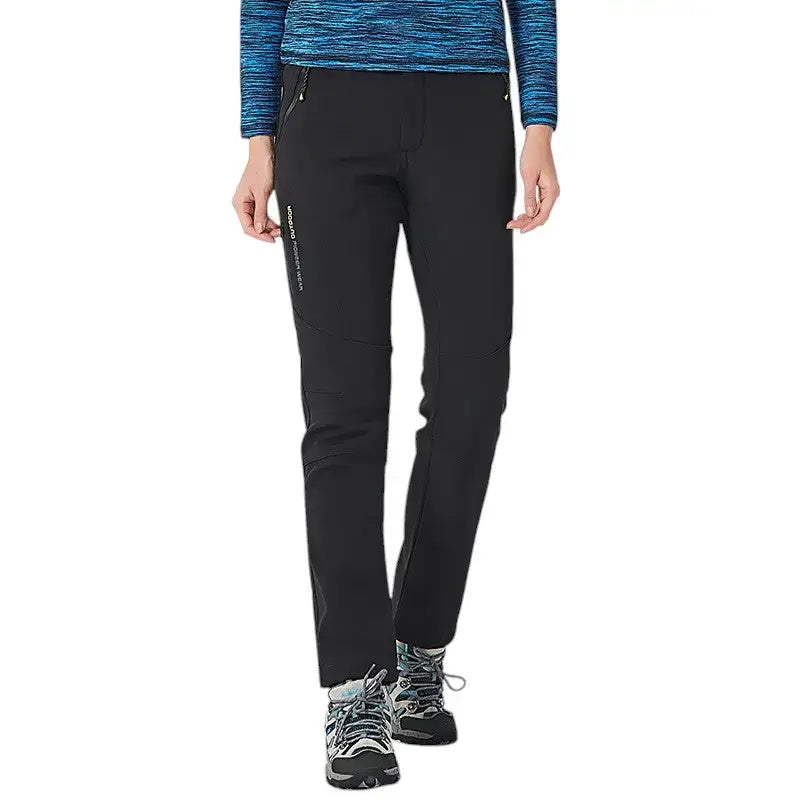 Pantalon trekking hiver doublure polaire