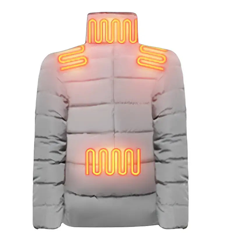 Veste chauffante femme polyester réglable