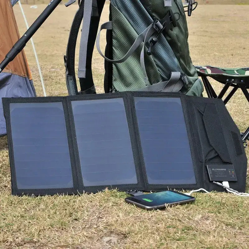 Chargeur solaire pour randonnée