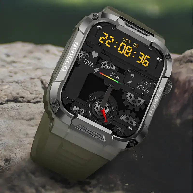 Montre sport homme robuste étanche quotidien