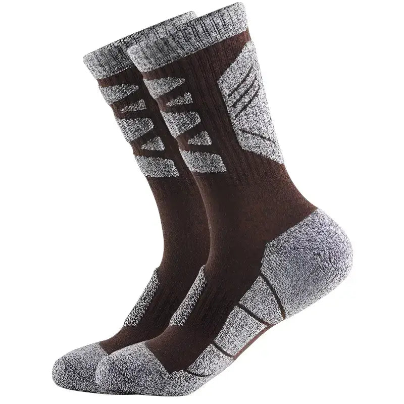 Pack 5 chaussettes randonnée coton mixte