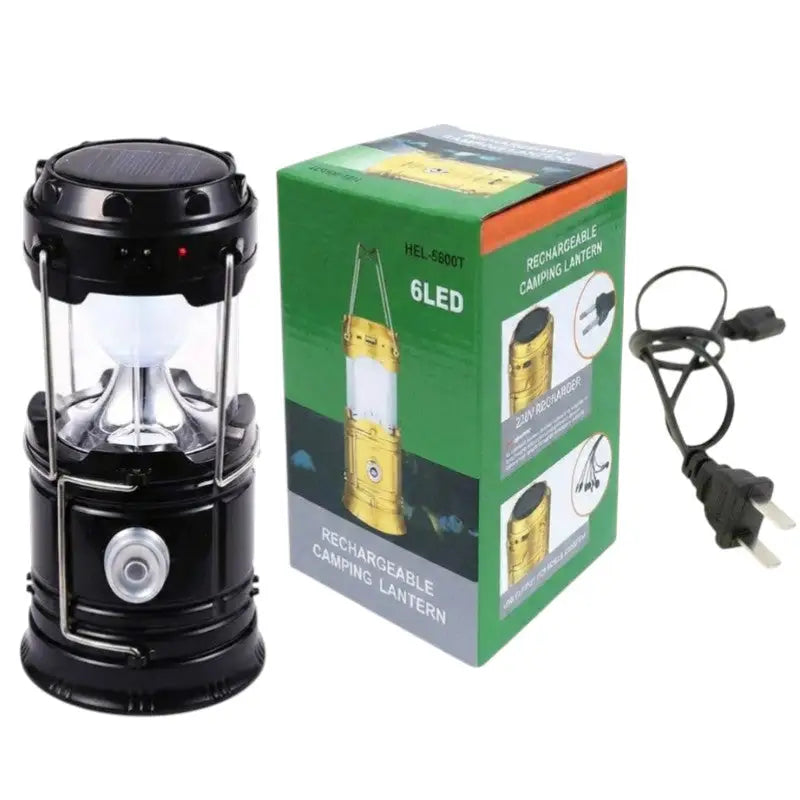 Lanterne solaire camping pliable bivouac