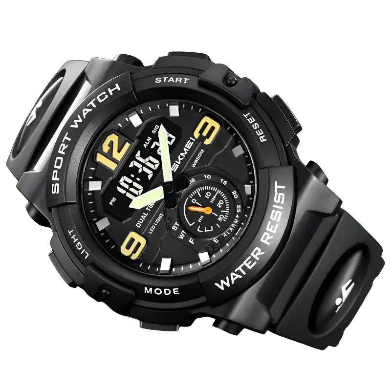 Montre sport homme robuste étanche basique