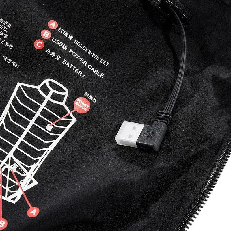 Gilet chauffante homme avec batterie