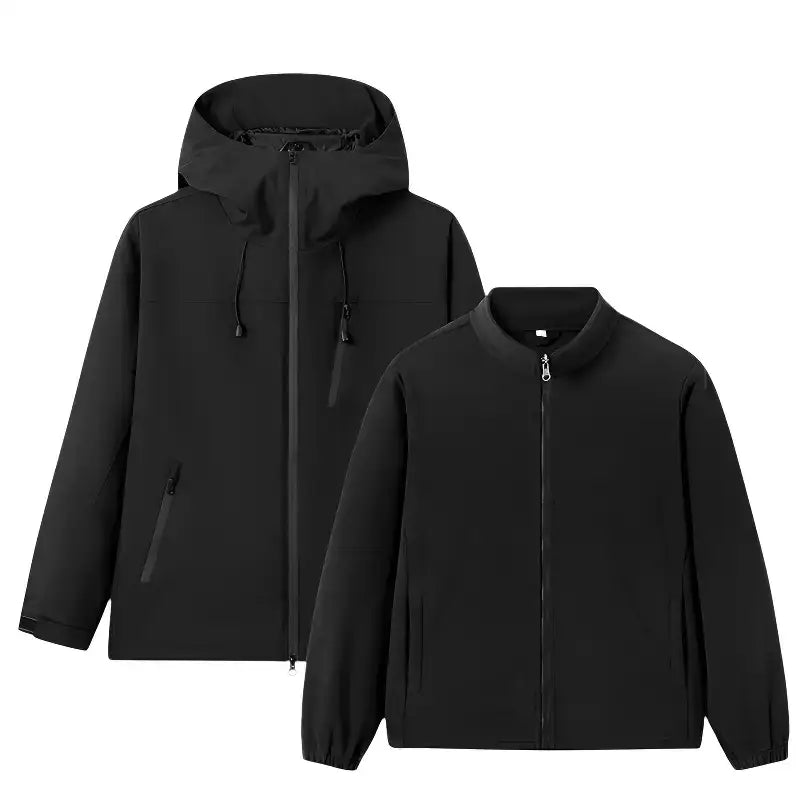 Veste randonnée homme 3 en 1 polaire amovible