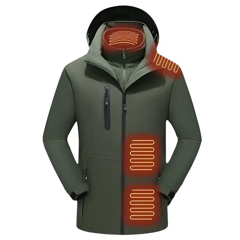 Veste chauffante homme fine outdoor loisir