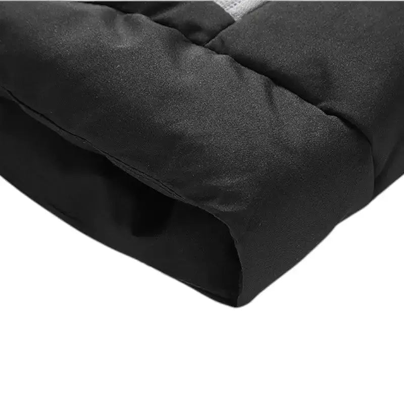 Doudoune chauffante noire homme manches longues
