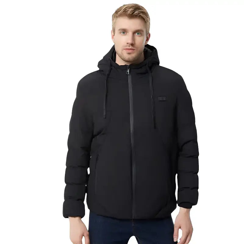 Veste chauffante homme noire polyvalente
