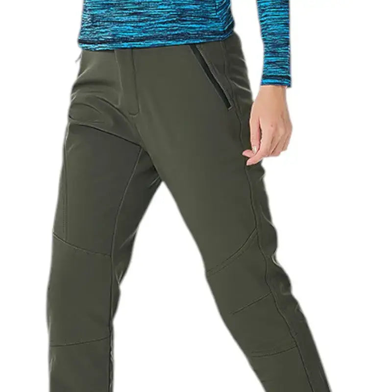 Pantalon trekking hiver doublure polaire
