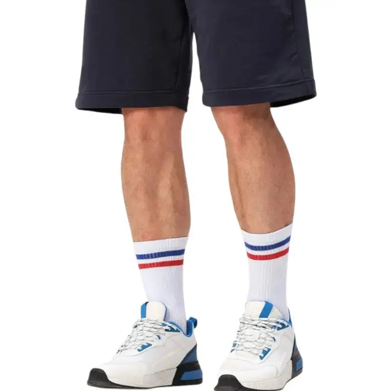 Chaussettes randonnée bleu blanc rouge