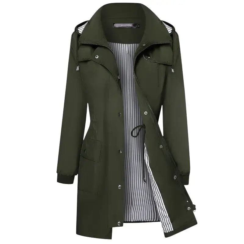 Parka imperméable femme mi-longue