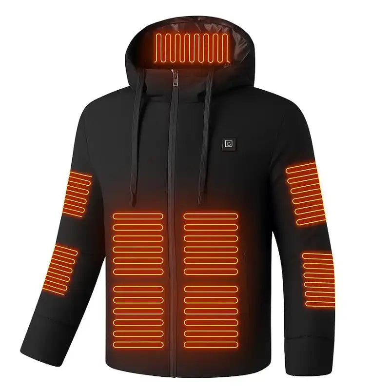 Veste chauffante homme noire polyvalente