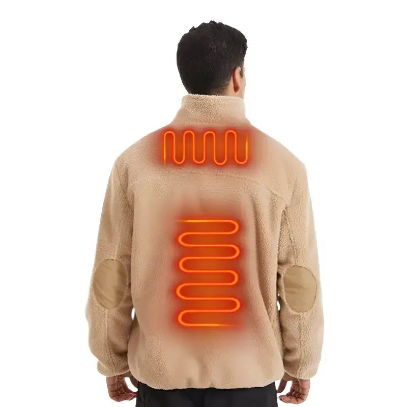 Veste polaire chauffante homme outdoor