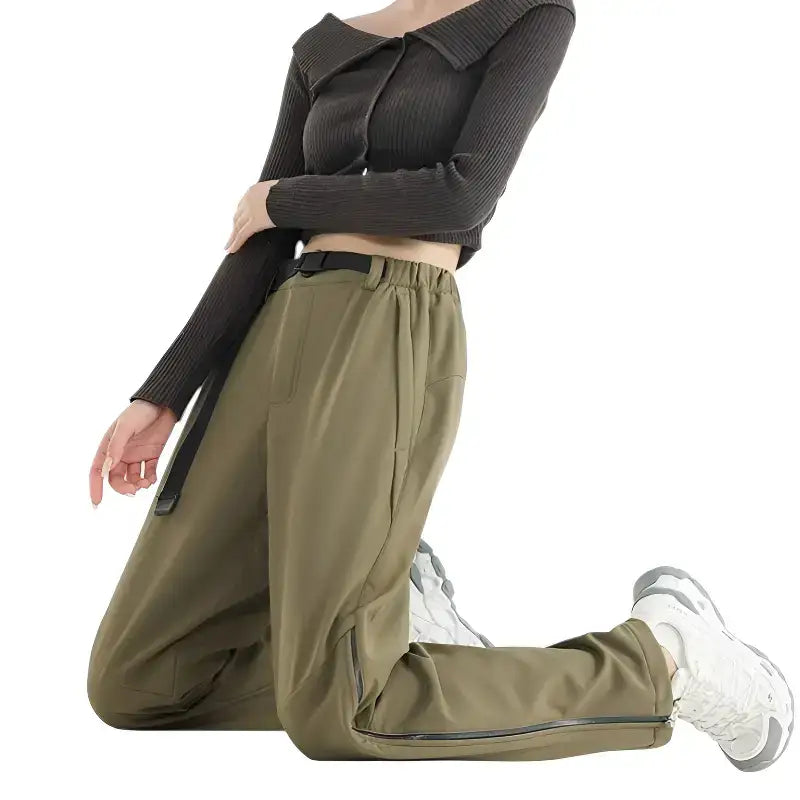 Pantalon hiver thermique style casual