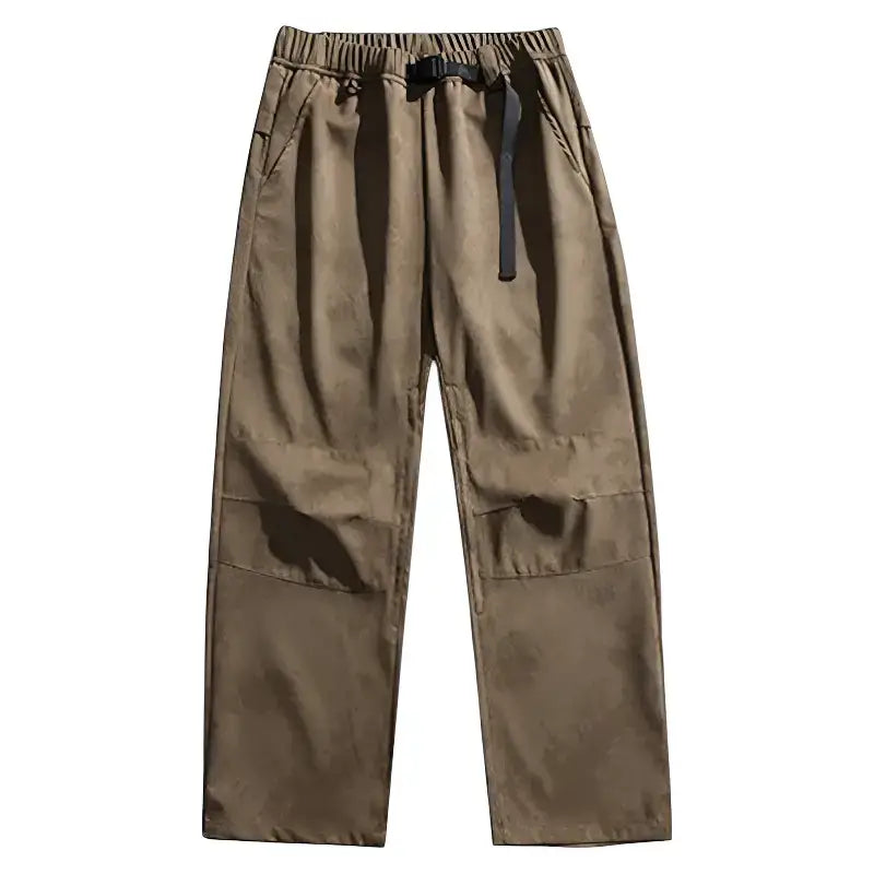 Pantalon trekking imperméable technique 10000-20000mm doublure maille coupe large