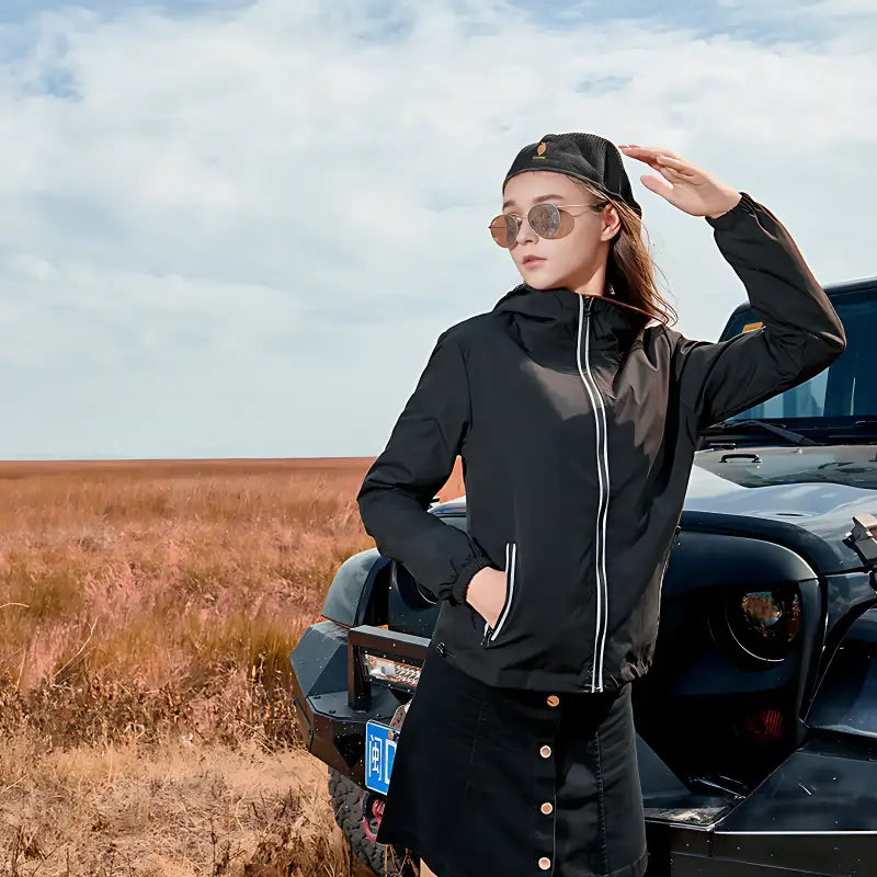 Veste randonnée pédestre femme imperméable