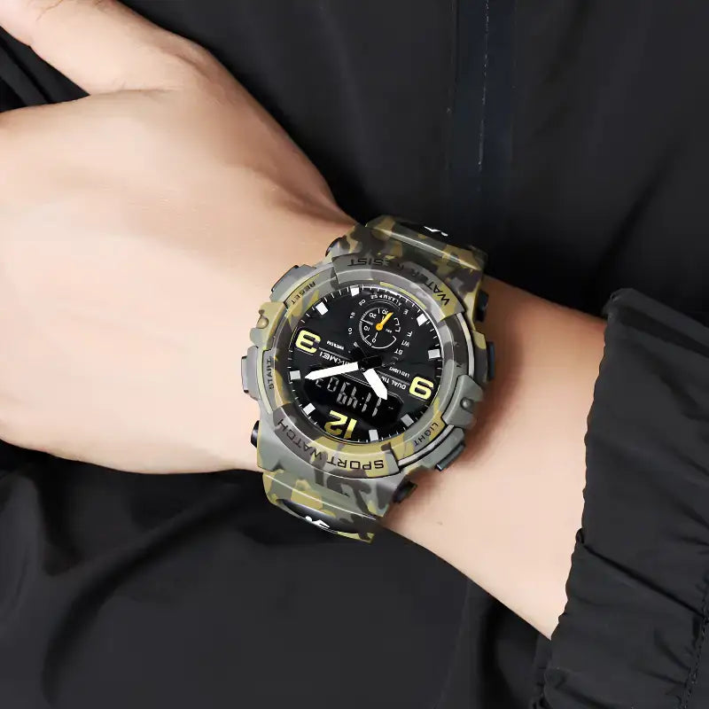 Montre sport homme robuste étanche basique