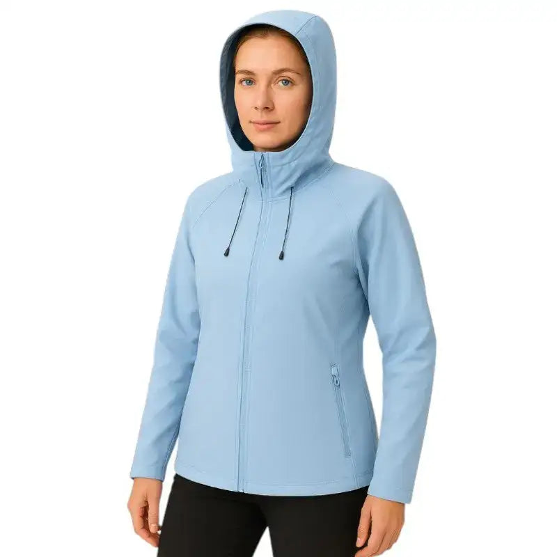 Veste softshell polaire femme chaude capuche