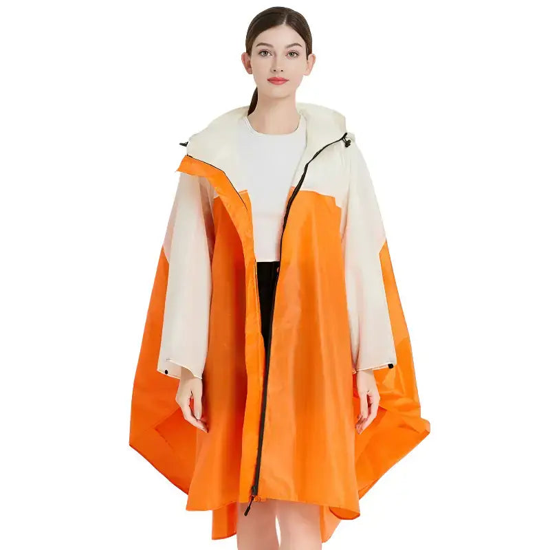 Poncho pluie femme coupe-vent imperméable