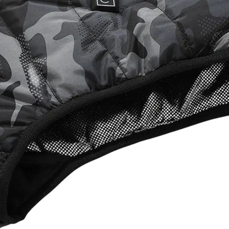 Gilet chauffant camouflage adulte
