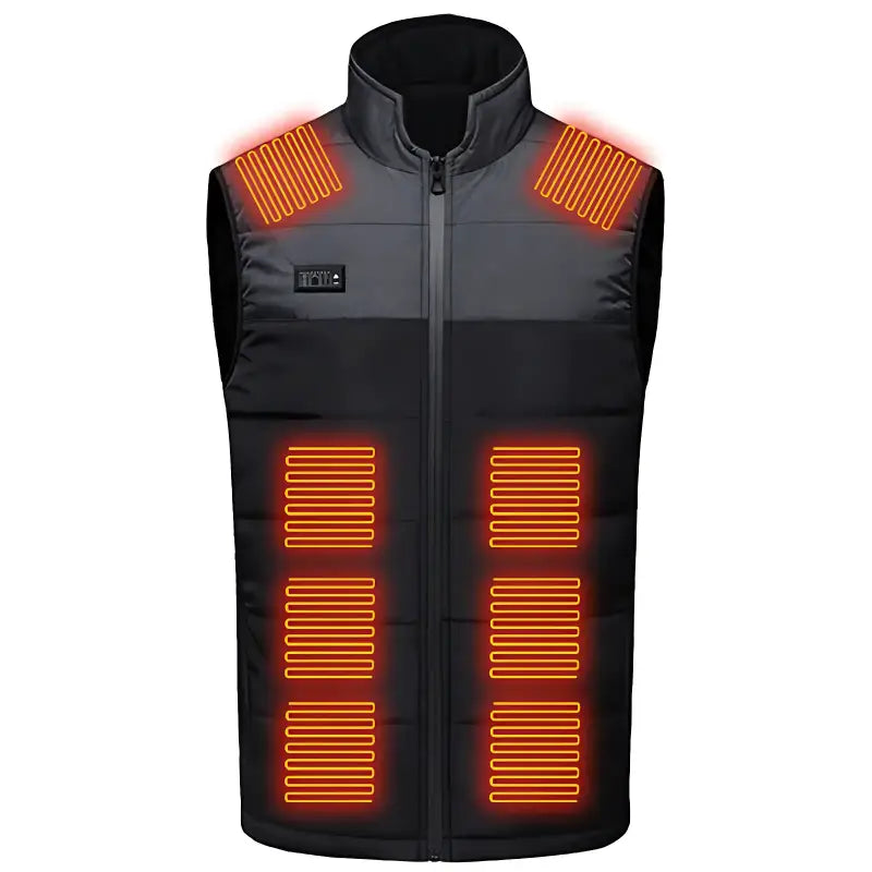 Doudoune chauffante homme avec batterie sans manche
