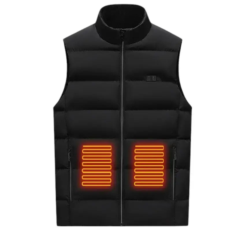 Gilet chauffant équitation sans manche