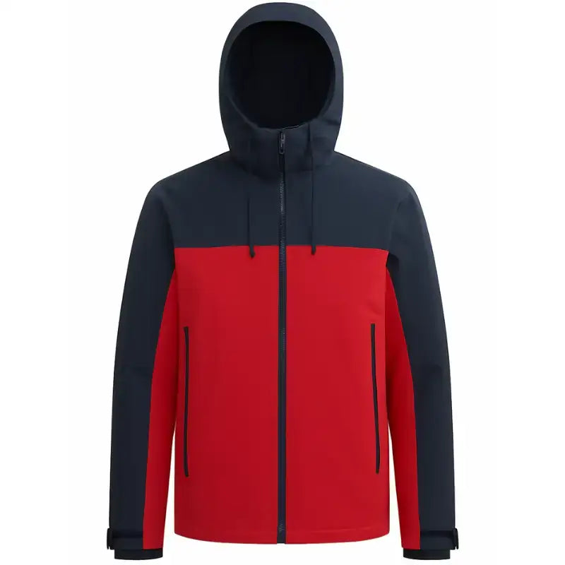 Veste randonnée homme capuche bicolore