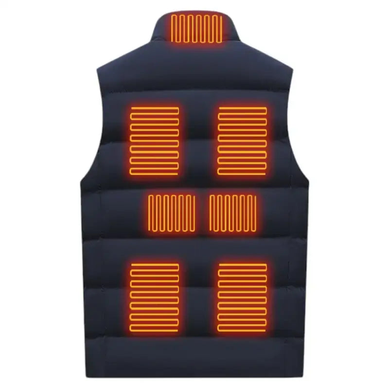 Gilet chauffant équitation sans manche