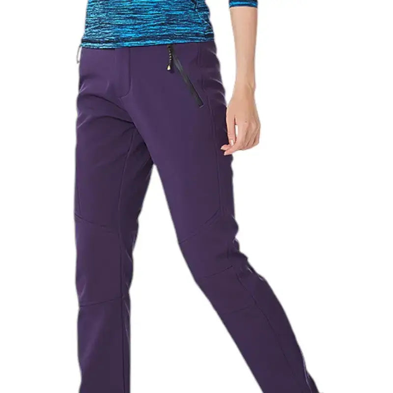 Pantalon trekking hiver doublure polaire