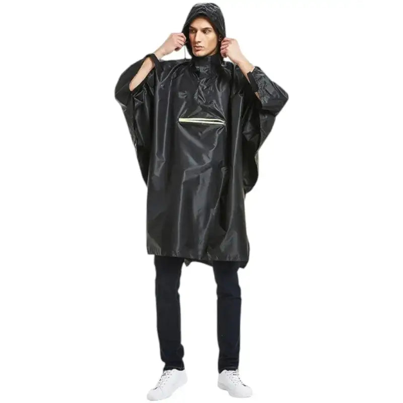 Poncho chasse orange haute visibilité