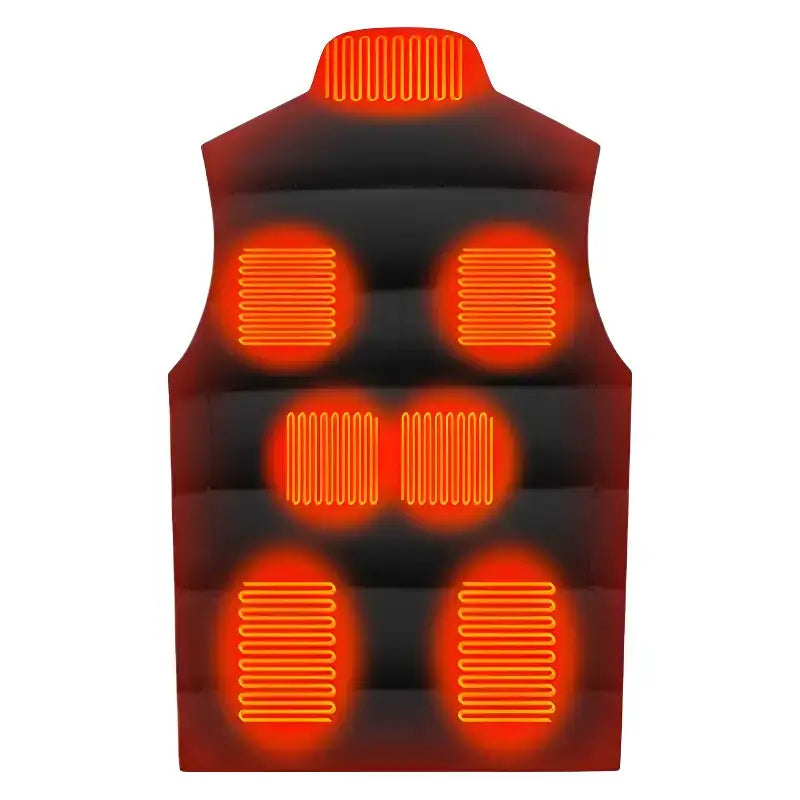 Gilet chauffant homme grande taille