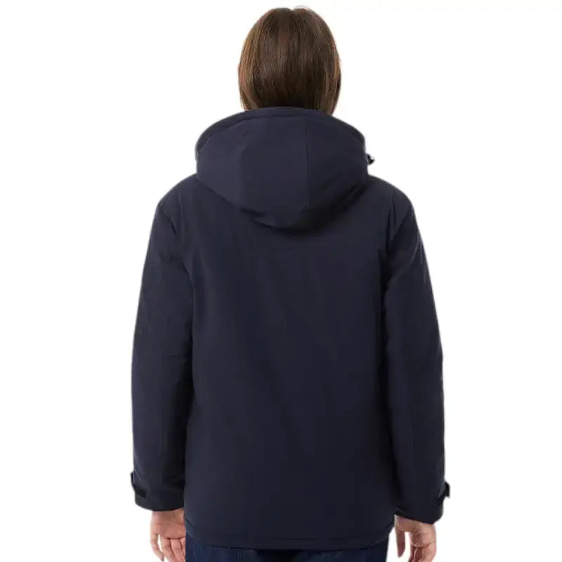 Veste chauffante homme 9 zones polyester