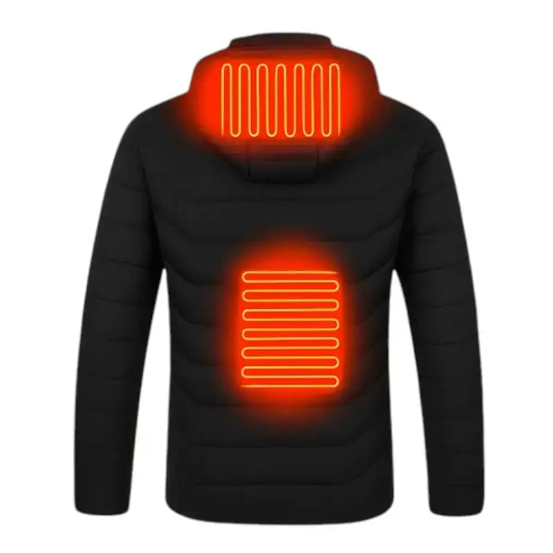 Doudoune chauffante homme nylon polyester