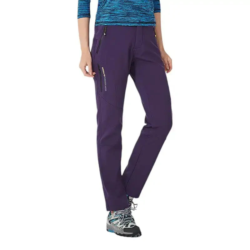 Pantalon trekking hiver doublure polaire