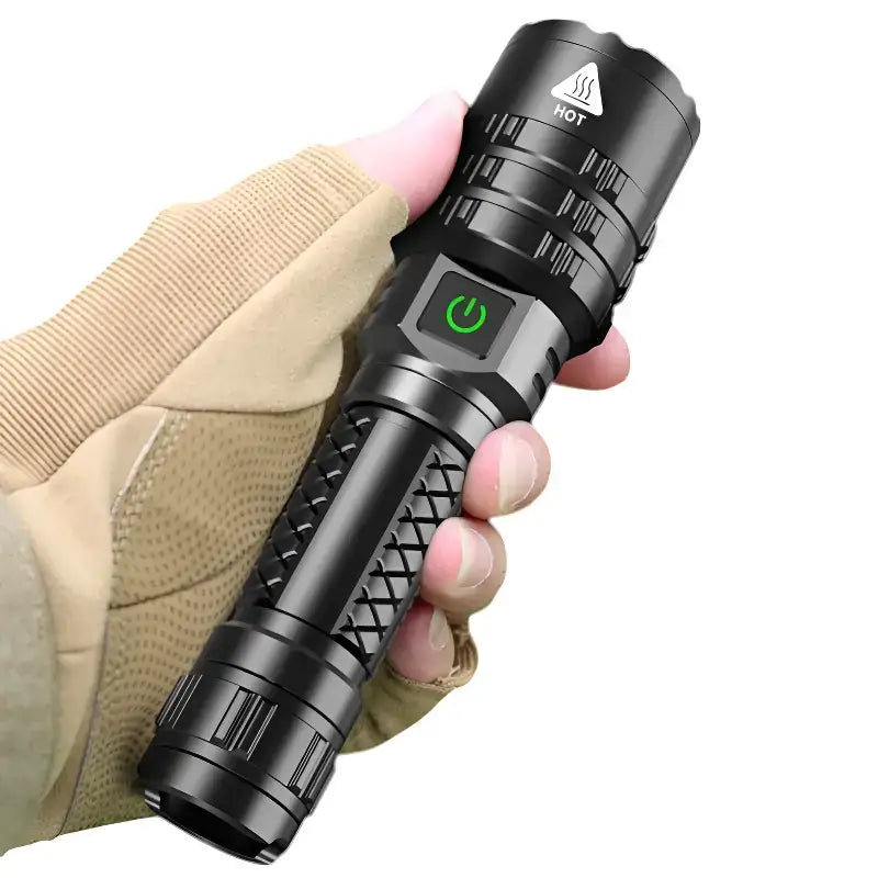 Lampe torche led rechargeable tactique