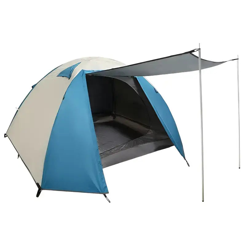 Tente camping trek basique montage manuel