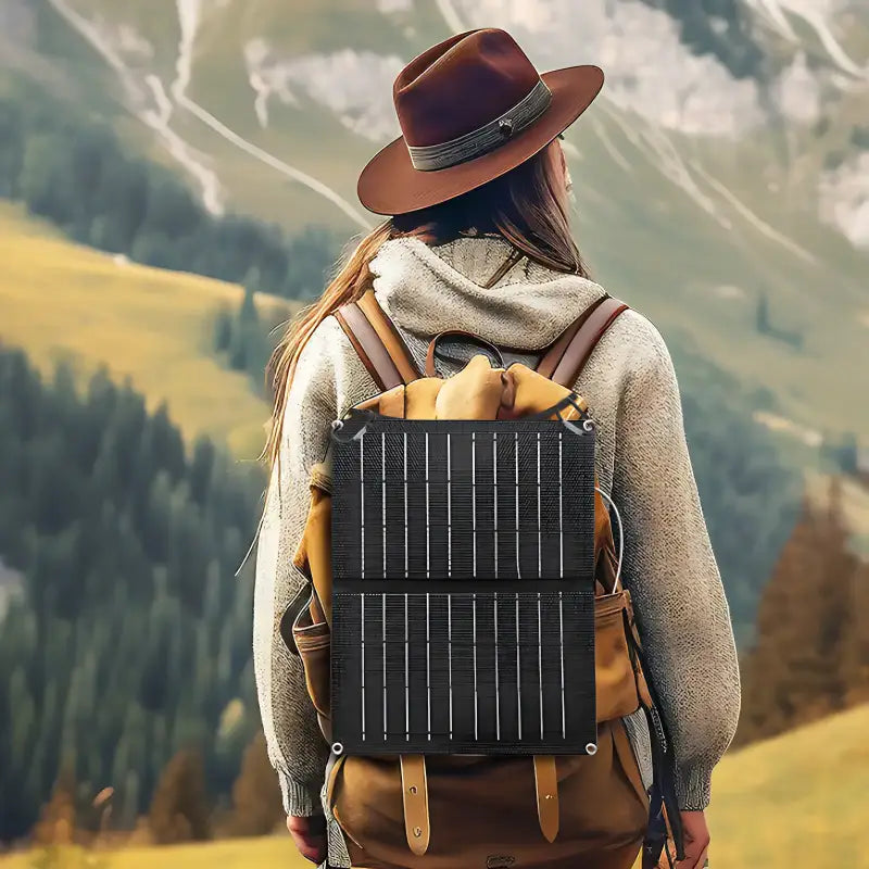 Panneau solaire pour randonnée robuste