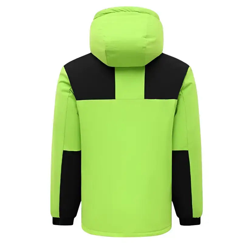 Homme veste chauffante imperméable