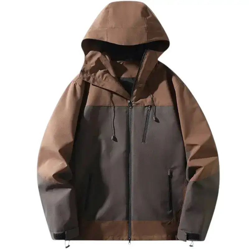 Veste homme bicolore streetwear hiver