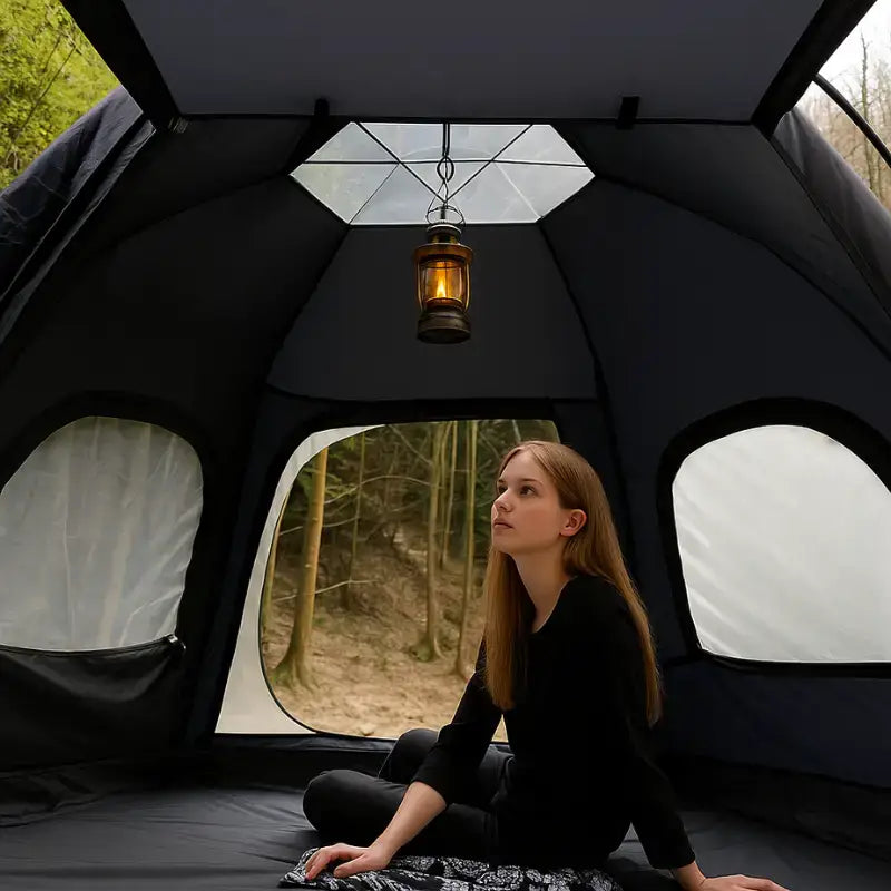 Tente dôme étanche 3 places camping sol