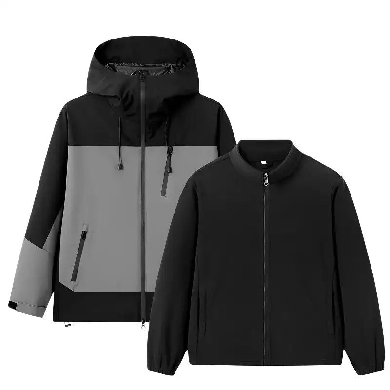 Veste randonnée homme 3 en 1 polaire amovible