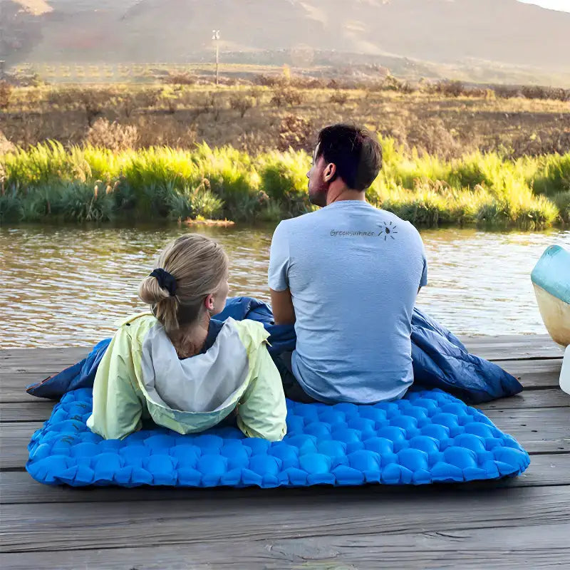 Matelas de camping 2 places gonflable