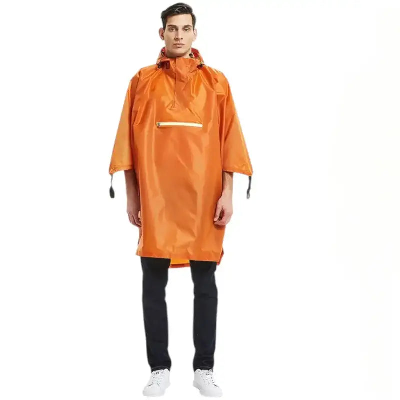 Poncho chasse orange haute visibilité